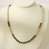 Wholesale Handmade Electroplated Geometric Stainless Steel Seed Bead Ball Chain Necklace For Women