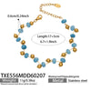 Wholesale Handmade Electroplated Stainless Steel Light Luxury Necklace And Bracelet Set For Women