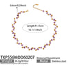 Wholesale Handmade Electroplated Stainless Steel Light Luxury Necklace And Bracelet Set For Women