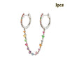 Wholesale Handmade Fashion Geometric Tassel Earrings For Women Copper Plated With Real Gold