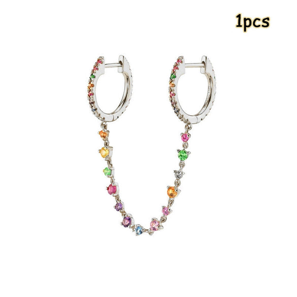 Wholesale Handmade Fashion Geometric Tassel Earrings For Women Copper Plated With Real Gold