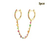 Wholesale Handmade Fashion Geometric Tassel Earrings For Women Copper Plated With Real Gold