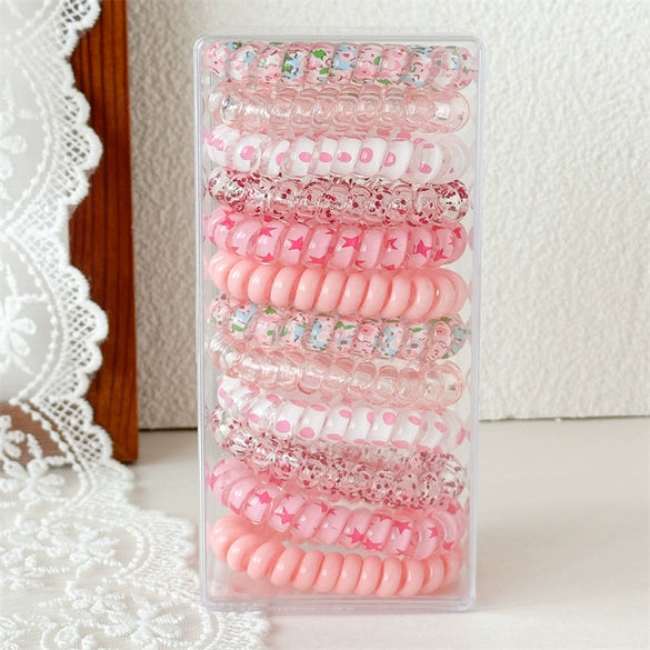 Wholesale Handmade Fresh And Simple Style Telephone Line Women's Hair Tie Headband