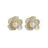 Wholesale Handmade Freshwater Pearl Flower Earrings For Women Highend Sweet And Elegant With Design Sense