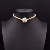 Wholesale Handmade Freshwater Pearl Multi Layer Clavicle And Sweater Chain With Geometric Pattern 925 Silver Retro Style Electroplated