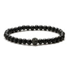 Wholesale Handmade Geometric Agate Stone Beads Stretch Rope Bracelet Unisex
