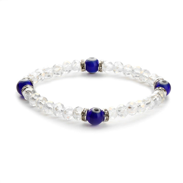 Wholesale Handmade Geometric Agate Stone Beads Stretch Rope Bracelet Unisex