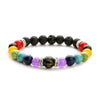 Wholesale Handmade Geometric Agate Stone Beads Stretch Rope Bracelet Unisex