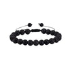Wholesale Handmade Geometric Agate Tiger Eye Volcanic Stone Unisex Adjustable Bracelet