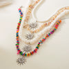 Wholesale Handmade Geometric Alloy Beaded Choker Necklace For Women And Unisex