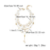 Wholesale Handmade Geometric Alloy Multilayered Necklace For Women Vacation Style
