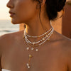 Wholesale Handmade Geometric Alloy Multilayered Necklace For Women Vacation Style