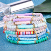 Wholesale Handmade Geometric Ceramic Beaded Bracelet For Women