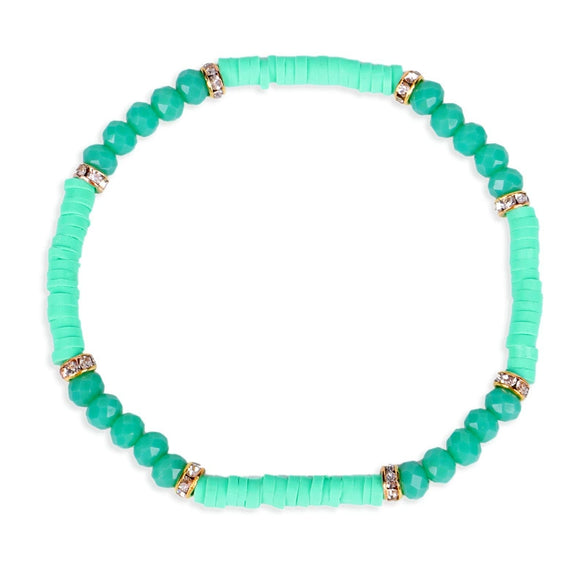 Wholesale Handmade Geometric Ceramic Beaded Bracelet For Women