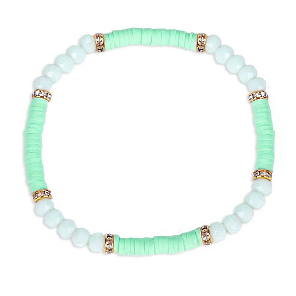 Wholesale Handmade Geometric Ceramic Beaded Bracelet For Women