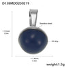 Wholesale Handmade Geometric Fivepointed Star And Ferris Wheel Pendant Necklace For Women Titanium Steel 18K Gold Plated