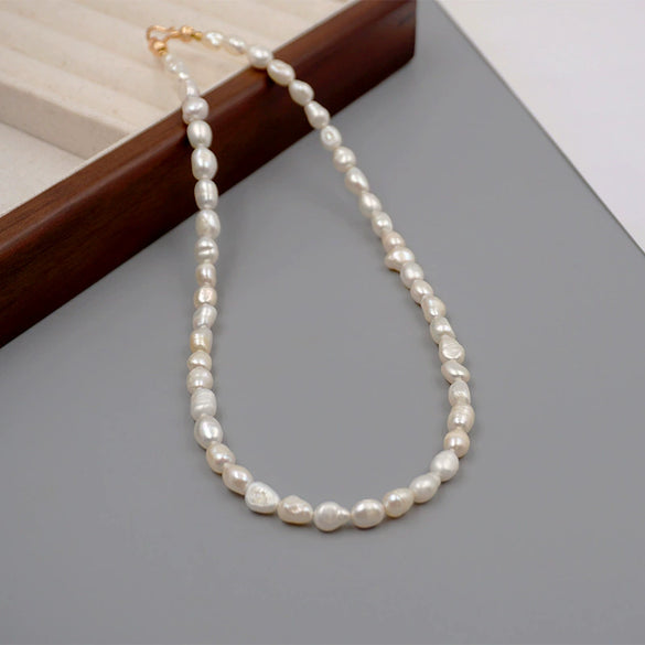 Wholesale Handmade Geometric Freshwater Pearl Bracelet And Necklace