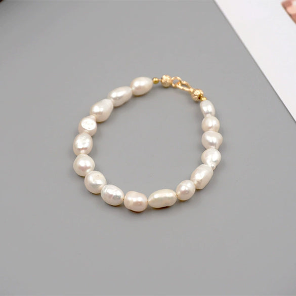 Wholesale Handmade Geometric Freshwater Pearl Bracelet And Necklace