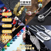 Wholesale Handmade Geometric Inlaid Zircon Copper Cross Necklace Hip Hop Jewelry