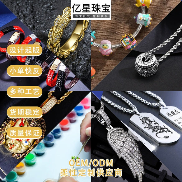 Wholesale Handmade Geometric Inlaid Zircon Copper Cross Necklace Hip Hop Jewelry