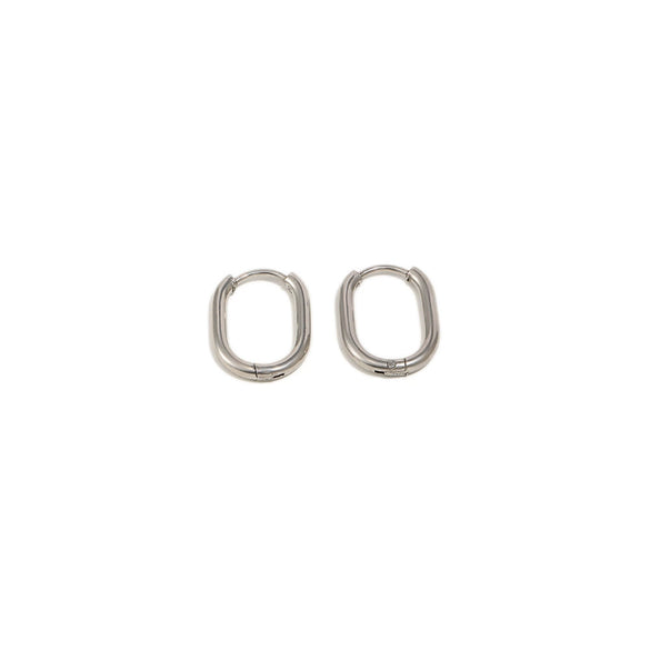 Wholesale Handmade Geometric Minimalist Women's Stainless Steel 18K Gold Plated Ushaped Earrings