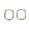 Wholesale Handmade Geometric Minimalist Women's Stainless Steel 18K Gold Plated Ushaped Earrings