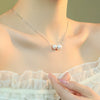 Wholesale Handmade Geometric Natural Pearl S925 Silver Clavicle Necklace For Women