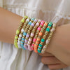 Wholesale Handmade Geometric Polymer Clay Ccb Bracelet Combination For Women And Unisex
