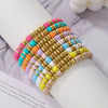 Wholesale Handmade Geometric Polymer Clay Ccb Bracelet Combination For Women And Unisex