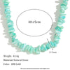 Wholesale Handmade Geometric Stainless Steel Beaded Pendant Necklace For Women
