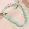 Wholesale Handmade Geometric Stainless Steel Beaded Pendant Necklace For Women