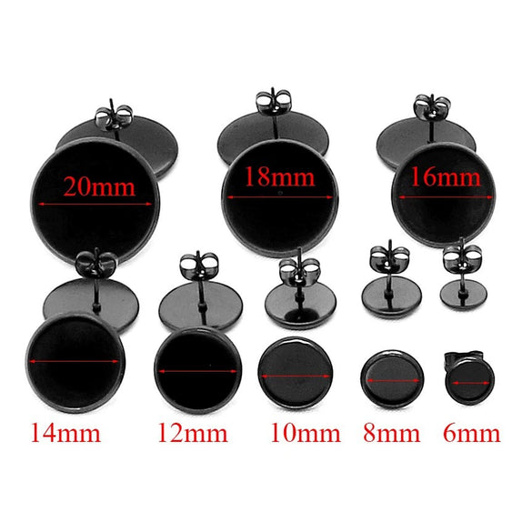 Wholesale Handmade Geometric Stainless Steel Multicolor Electroplated Women's Earrings Accessories