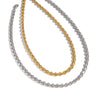 Wholesale Handmade Geometric Twisted Chain Necklace 18K Real Gold Plated Stainless Steel Jewelry For Women