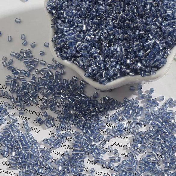 Wholesale Handmade Glass And Silver Tube Beads Clothing Accessories