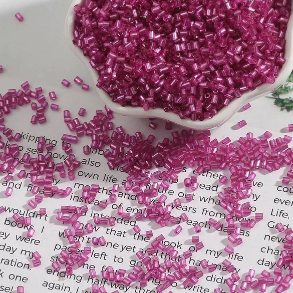 Wholesale Handmade Glass And Silver Tube Beads Clothing Accessories