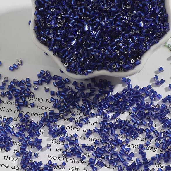 Wholesale Handmade Glass And Silver Tube Beads Clothing Accessories