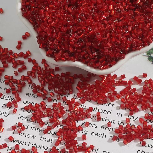 Wholesale Handmade Glass And Silver Tube Beads Clothing Accessories