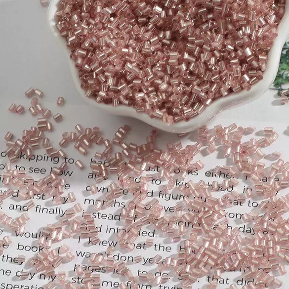 Wholesale Handmade Glass And Silver Tube Beads Clothing Accessories