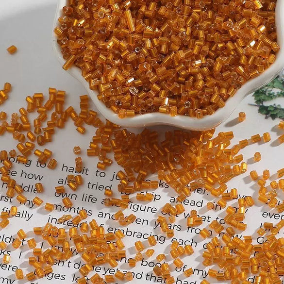 Wholesale Handmade Glass And Silver Tube Beads Clothing Accessories