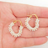 Wholesale Handmade Imitation Pearl Heart Earrings For Women