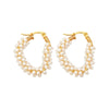 Wholesale Handmade Imitation Pearl Heart Earrings For Women