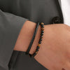 Wholesale Handmade Jewelry Accessories Alloy Tiger Eye Stone Bracelets With Star Pattern And Electroplating For Men And Women