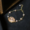Wholesale Handmade Jewelry Specialshaped Pearl Bracelet Geometric Style Electroplated