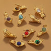 Wholesale Handmade Jewelry Stainless Steel Geometric Style With Natural Stone And 18K Gold Plated