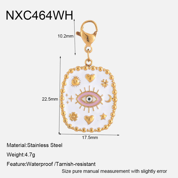 Wholesale Handmade 18K Gold Plated Stainless Steel Crab Mermaid Pendant Jewelry Accessories For Women