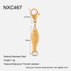 Wholesale Handmade 18K Gold Plated Stainless Steel Crab Mermaid Pendant Jewelry Accessories For Women