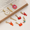 Wholesale Handmade 18K Gold Plated Stainless Steel Crab Mermaid Pendant Jewelry Accessories For Women