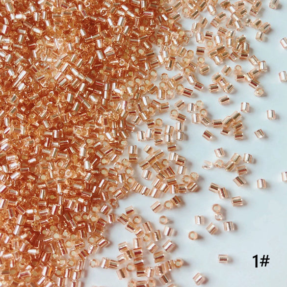 Wholesale Handmade Loose Tube Beads Glass Glaze Material For Diy Jewelry Accessories