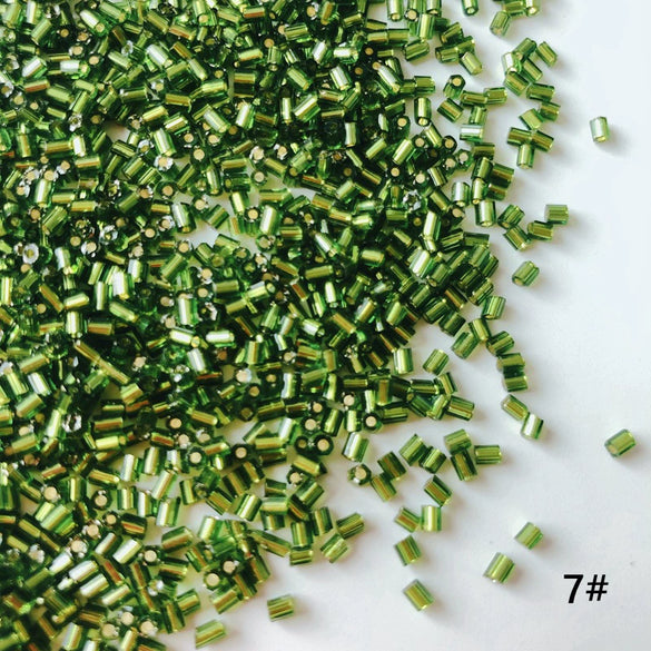 Wholesale Handmade Loose Tube Beads Glass Glaze Material For Diy Jewelry Accessories