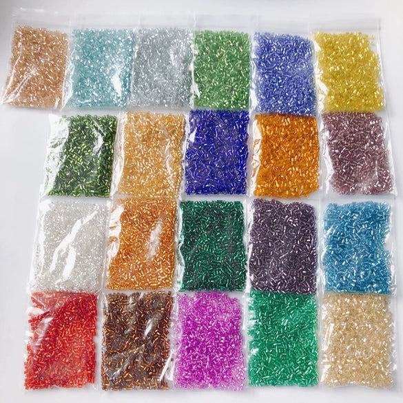 Wholesale Handmade Loose Tube Beads Glass Glaze Material For Diy Jewelry Accessories